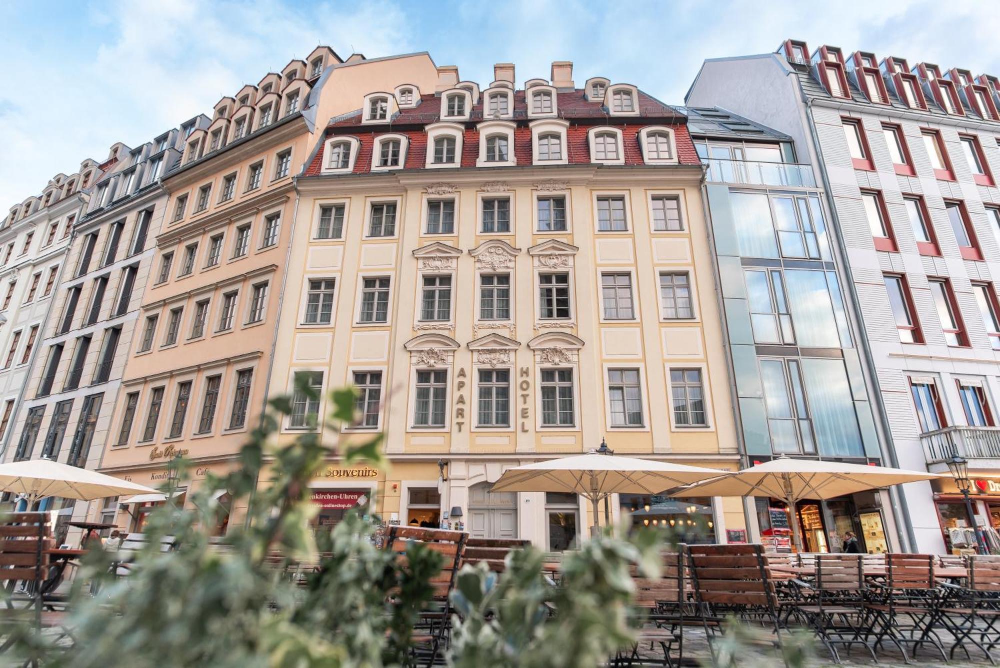 Familienapartment Mit Panoramablick Zur Frauenkirche Dresden Luaran gambar